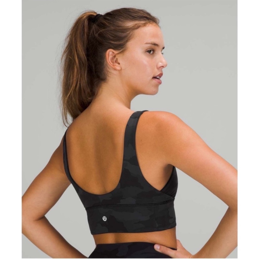 Lululemon align reversible sports bra black camo
